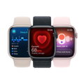 Apple Watch Series 9 GPS + Cellular 41mm Midnight Aluminium Case with Midnight Sport Loop - iBite Nitra G6