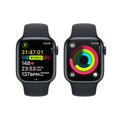 Apple Watch Series 9 GPS + Cellular 41mm Midnight Aluminium Case with Midnight Sport Band - S/M - iBite Nitra G7