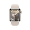 Apple Watch Series 9 GPS + Cellular 41mm Starlight Aluminium Case with Starlight Sport Band - S/M - iBite Nitra G1