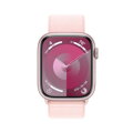 Apple Watch Series 9 GPS + Cellular 45mm Pink Aluminium Case with Light Pink Sport Loop - iBite Nitra G1