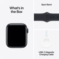 Apple Watch SE GPS + Cellular 40mm Midnight Aluminium Case with Midnight Sport Band - M/L - iBite Nitra G7
